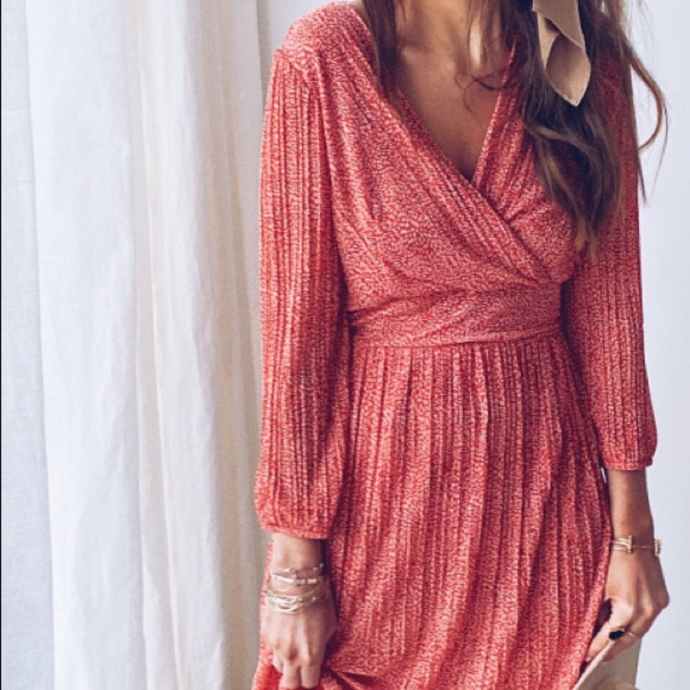 Red Charlene Dress